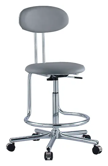 LS - 122 židle lékařská, koženka OTO SA 2 - koženka tmavě šedá